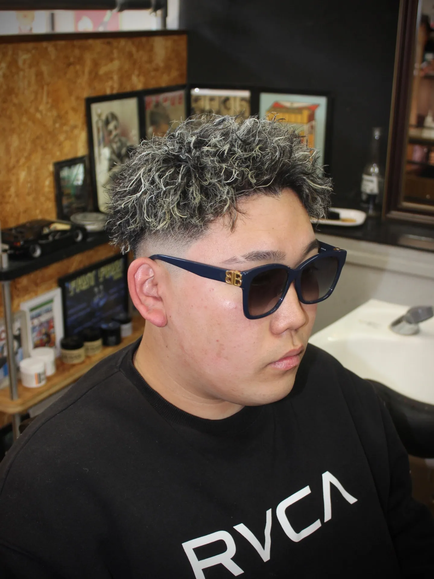 ツイスパ×ホワイトメッシュ