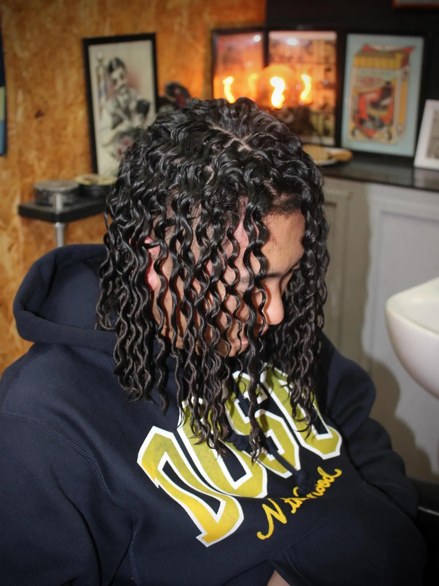 スパイラルパーマ